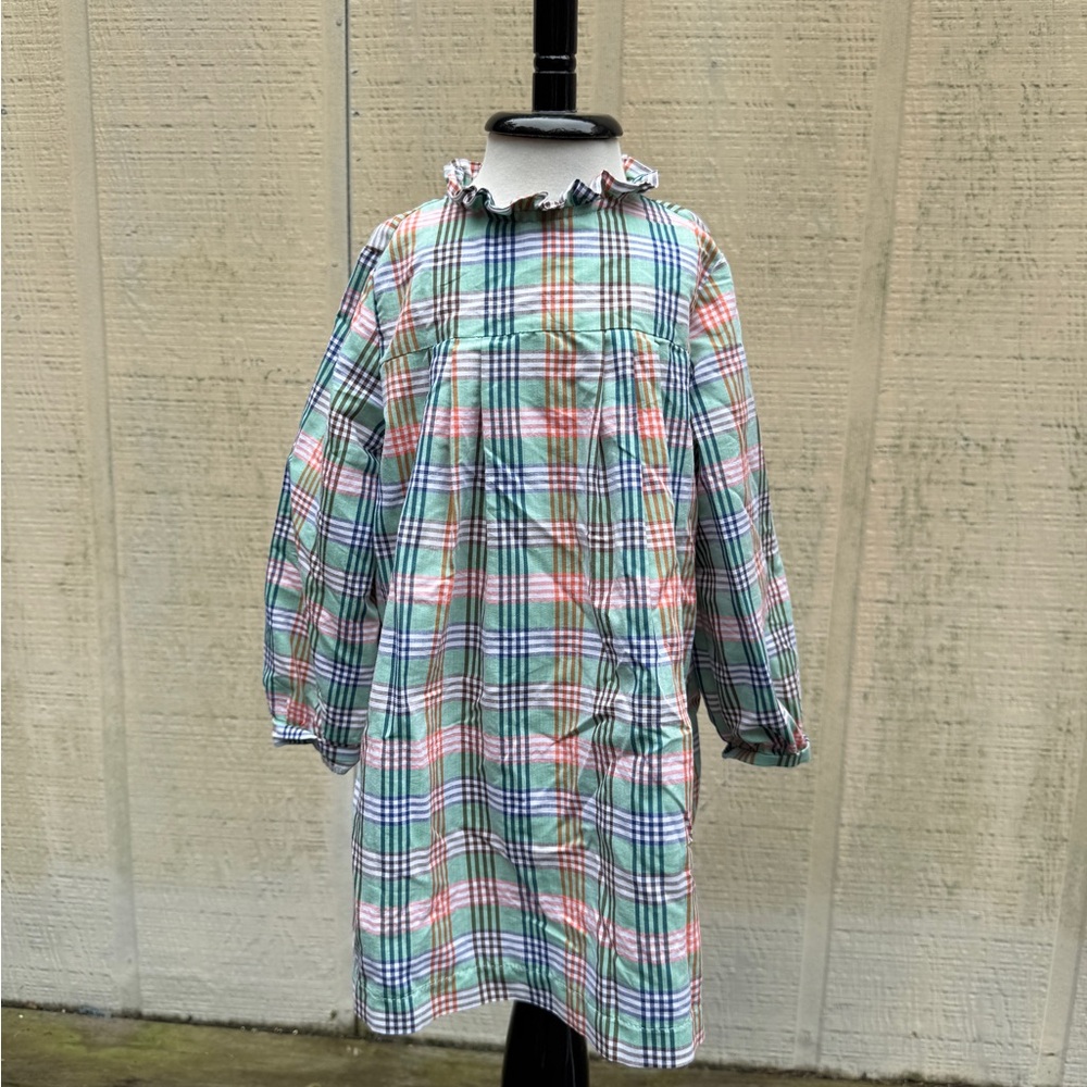 Bella Bliss Multicolor Plaid Dress - Picture 1 of 8